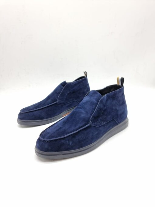 Мужские ботинки Hugo Boss A117458 зимние с мехом синие - фото 3