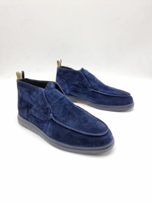 Мужские ботинки Hugo Boss A117458 зимние с мехом синие - фото 2