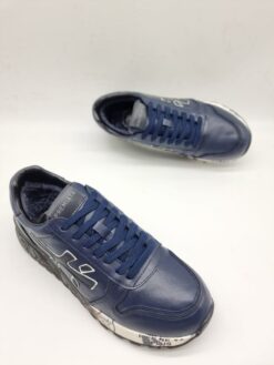 Мужские кроссовки Premiata A117548 зимние с мехом синие