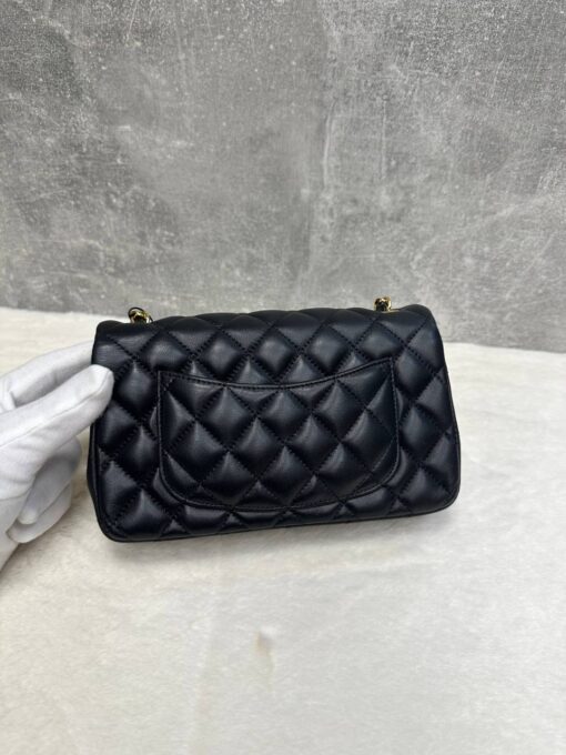 Сумка Chanel Small Classic Handbag 20/10/6 см чёрная - фото 8