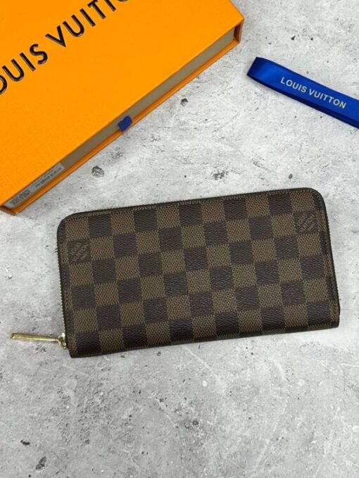 Бумажник Zippy L Louis Vuitton A118950 премиум-люкс коричневый 19/9/2 см - фото 1