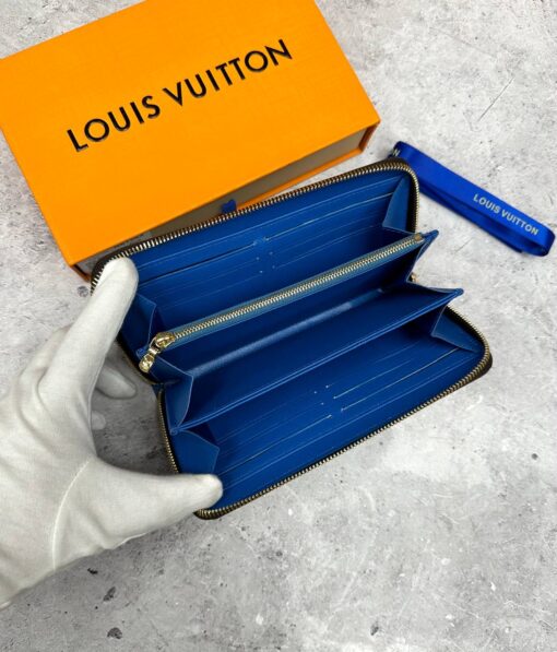Бумажник Zippy L Louis Vuitton A118964 премиум-люкс коричневый 19/9/2 см - фото 3