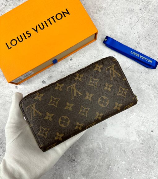 Бумажник Zippy L Louis Vuitton A118972 премиум-люкс коричневый 19/9/2 см - фото 2