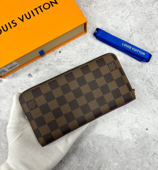 Бумажник Zippy L Louis Vuitton A118978 премиум-люкс коричневый 19/9/2 см - фото 2
