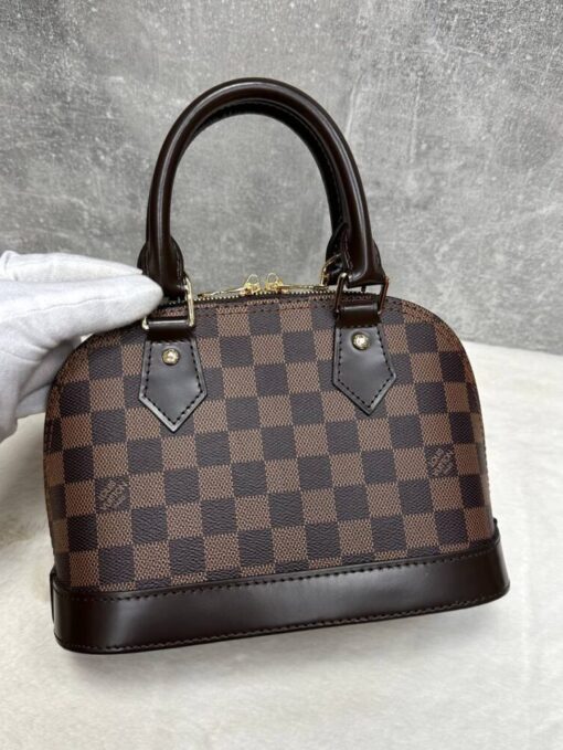 Женская сумка Louis Vuitton Alma BB N41221 Premium Brown 24-16/12 см - фото 1