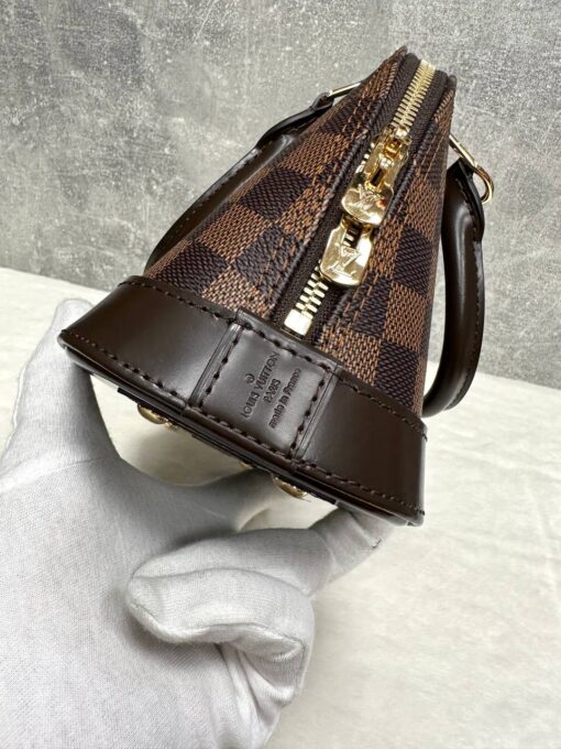 Женская сумка Louis Vuitton Alma BB N41221 Premium Brown 24-16/12 см - фото 3