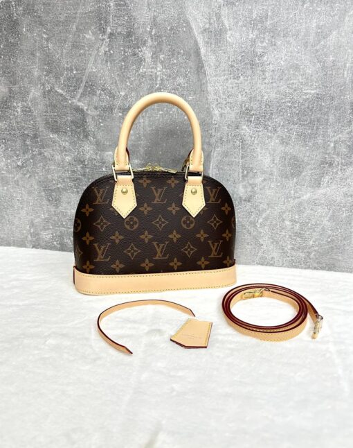 Женская сумка Louis Vuitton Alma BB M53152 Premium Brown 24-16/12 см - фото 2