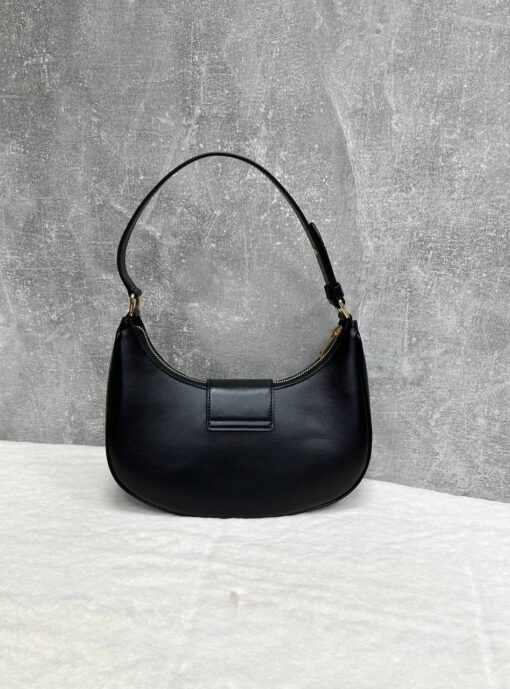 Женская сумка Celine Medium Ava Triomphe In Smooth Calfskin 114493DGQ Premium Black 25-13/7 см - фото 2