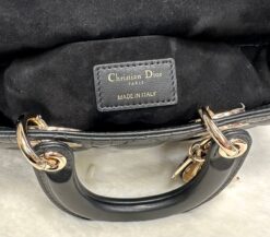 Женская сумка Dior Lady D-Joy M0613ONGE Premium Black (два размера: 22 — 26 см)