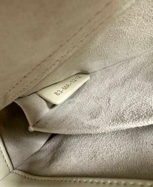 Женская сумка Dior Lady D-Joy M0613ONGE Premium White (два размера: 22 - 26 см) - фото 8