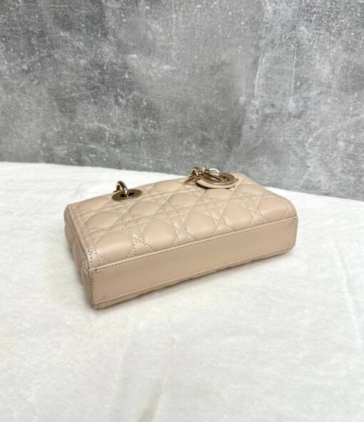 Женская сумка Dior Lady D-Joy M0613ONGE Premium Beige (два размера: 22 - 26 см) - фото 4