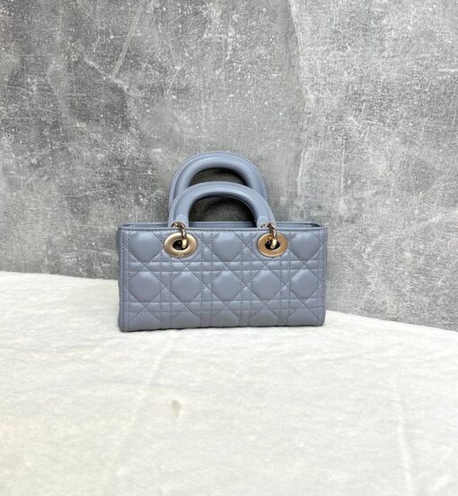 Женская сумка Dior Lady D-Joy M0613ONGE Premium Blue (два размера: 22 - 26 см) - фото 8