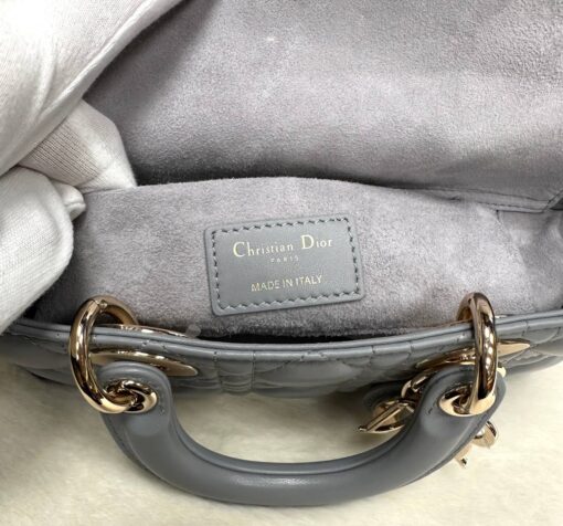 Женская сумка Dior Lady D-Joy M0613ONGE Premium Blue (два размера: 22 - 26 см) - фото 5