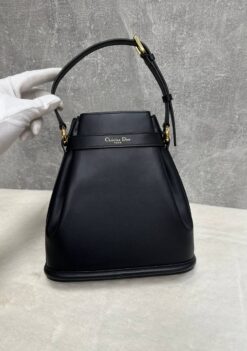 Женская сумка Dior C’est M2271 Premium 25-23/9 см чёрная
