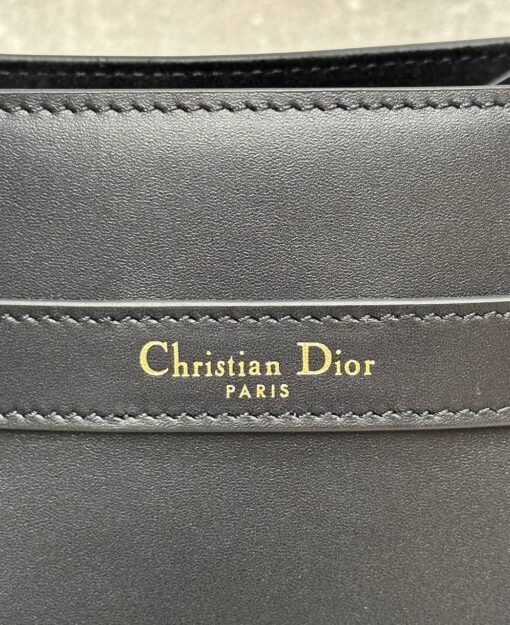 Женская сумка Dior C'est M2271 Premium 25-23/9 см чёрная - фото 2
