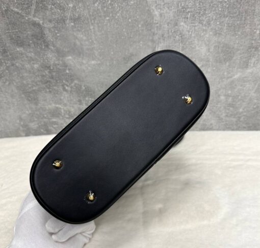 Женская сумка Dior C'est M2271 Premium 25-23/9 см чёрная - фото 3