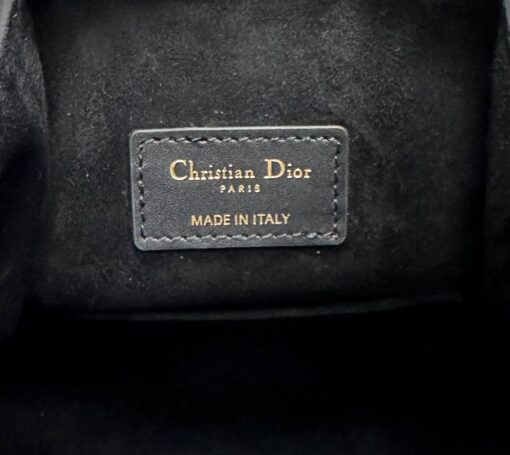 Женская сумка Dior C'est M2271 Premium 25-23/9 см чёрная - фото 5