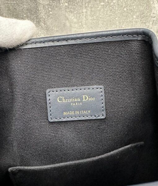 Женская сумка Dior C'est M2271 Premium 25-23/9 см серая - фото 8