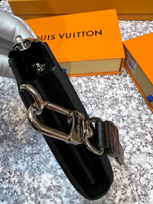 Бумажник Louis Vuitton Zippy Dragonne Premium 19-11/3.5 см чёрный - фото 8