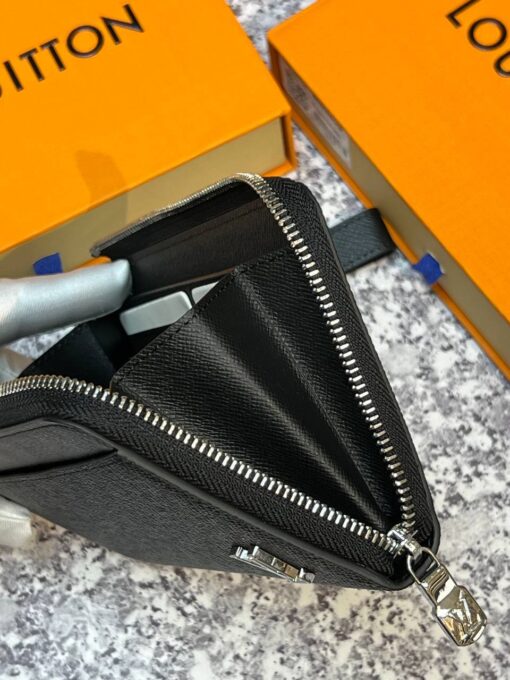 Бумажник Louis Vuitton Zippy Dragonne Premium 19-11/3.5 см чёрный - фото 5