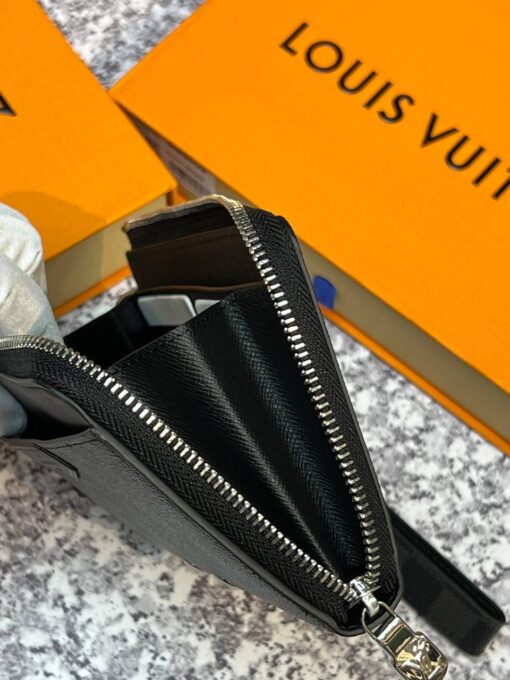 Бумажник Louis Vuitton Zippy Dragonne Premium 19-11/3.5 см серый - фото 9