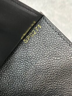 Обложка для паспорта Louis Vuitton Premium A119315 14/10 см чёрная