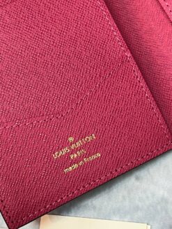 Обложка для паспорта Louis Vuitton Premium A119329 14/10 см коричневая