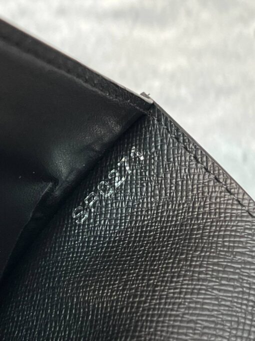 Обложка для паспорта Louis Vuitton Premium A119374 14/10 см чёрная - фото 6