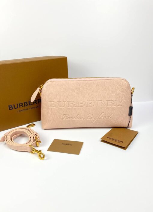 Клатч Burberry Premium A119395 29-15/6 см розовый - фото 2