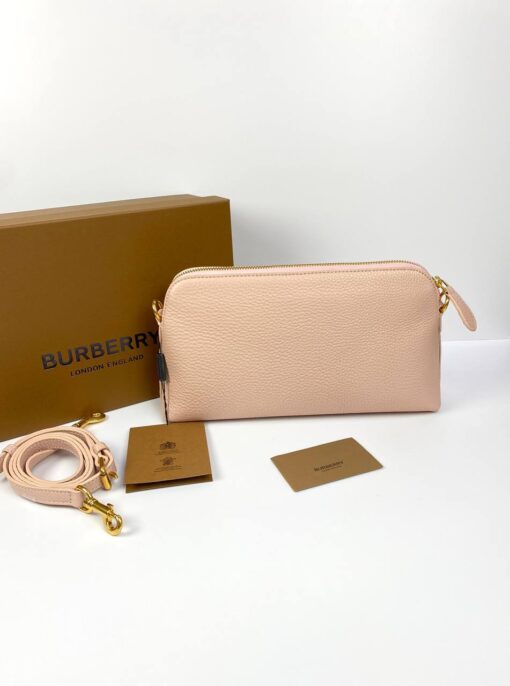 Клатч Burberry Premium A119395 29-15/6 см розовый - фото 4