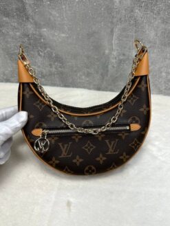 Женская сумка Louis Vuitton Loop M81098 Premium 22-11/6 см коричневая - фото 6