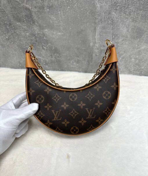Женская сумка Louis Vuitton Loop M81098 Premium 22-11/6 см коричневая - фото 3