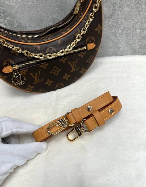 Женская сумка Louis Vuitton Loop M81098 Premium 22-11/6 см коричневая - фото 2