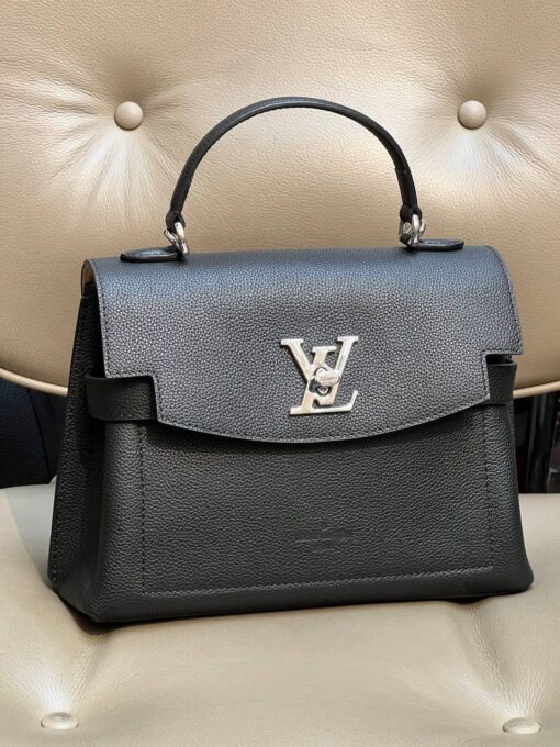 Женская сумка Louis Vuitton Lockme Ever MM Premium 28-20/11 см чёрная - фото 1