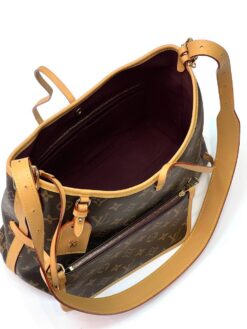 Женская сумка Louis Vuitton Carry All PM Premium Brown (два размера 29 — 39 см)