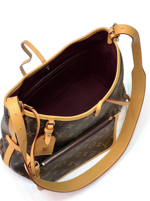 Женская сумка Louis Vuitton Carry All PM Premium Brown (два размера 29 - 39 см) - фото 6