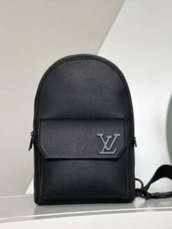 Сумка Louis Vuitton Takeoff 20/30/10 см чёрная - фото 5