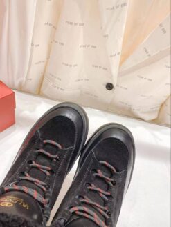 Ботинки Валентино A120182 премиум зимние чёрные