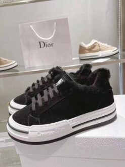 Кроссовки Christian Dior D-Freeway A120643 зимние чёрные