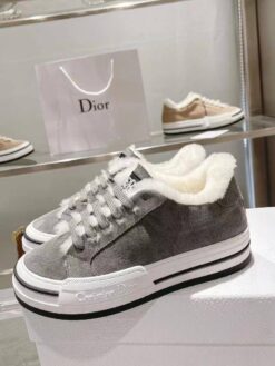 Кроссовки Christian Dior D-Freeway A120666 зимние серые