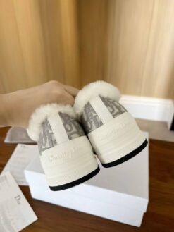 Кеды Christian Dior Walk’n’Dior Oblique Premium Winter KCK211FR_S04W серые