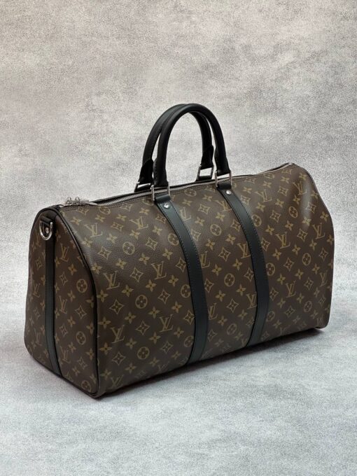 Сумка дорожная Louis Vuitton Keepall M40605-03 Premium коричневая (три размера 45, 50, 55 см) - фото 2