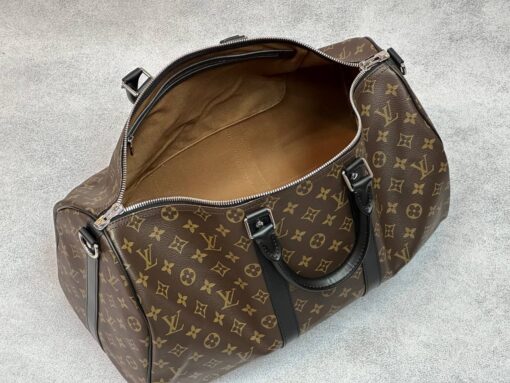 Сумка дорожная Louis Vuitton Keepall M40605-03 Premium коричневая (три размера 45, 50, 55 см) - фото 10