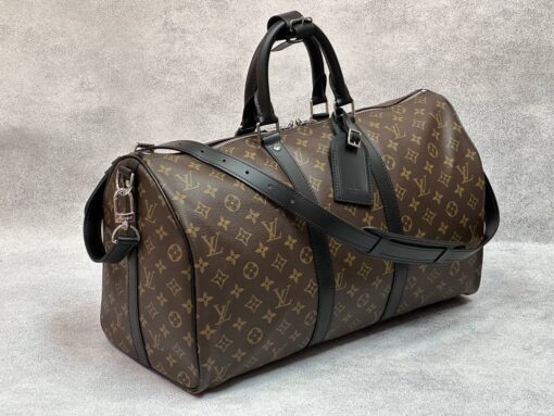 Сумка дорожная Louis Vuitton Keepall M40605-03 Premium коричневая (три размера 45, 50, 55 см) - фото 15