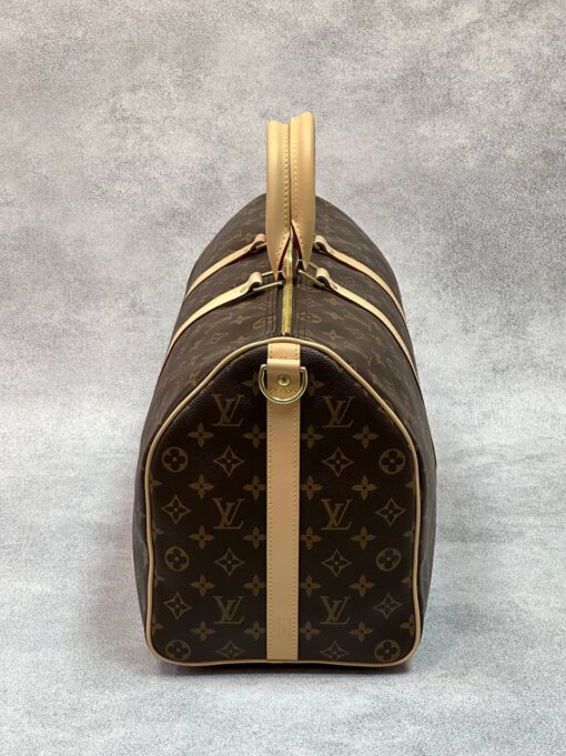 Сумка дорожная Louis Vuitton Keepall M40605-04 Premium коричневая (три размера 45, 50, 55 см) - фото 3