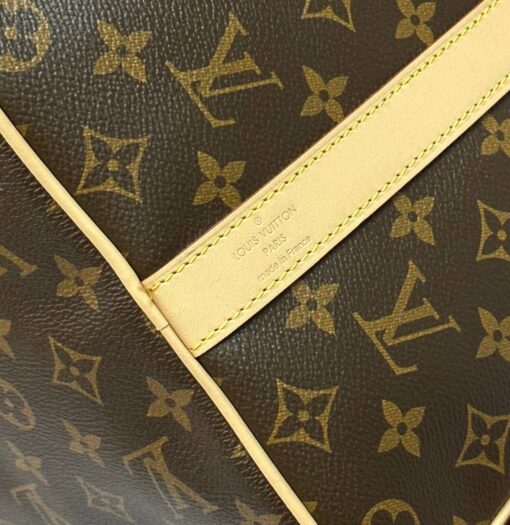 Сумка дорожная Louis Vuitton Keepall M40605-04 Premium коричневая (три размера 45, 50, 55 см) - фото 6