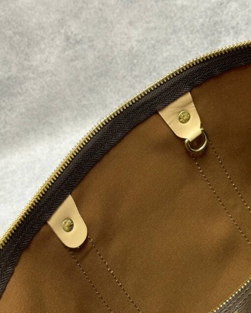 Сумка дорожная Louis Vuitton Keepall M40605-04 Premium коричневая (три размера 45, 50, 55 см) - фото 9