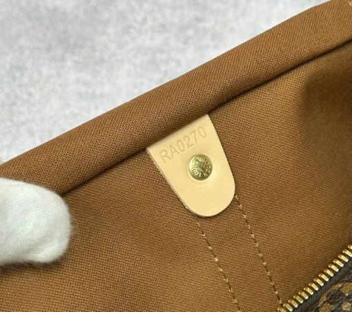 Сумка дорожная Louis Vuitton Keepall M40605-04 Premium коричневая (три размера 45, 50, 55 см) - фото 11