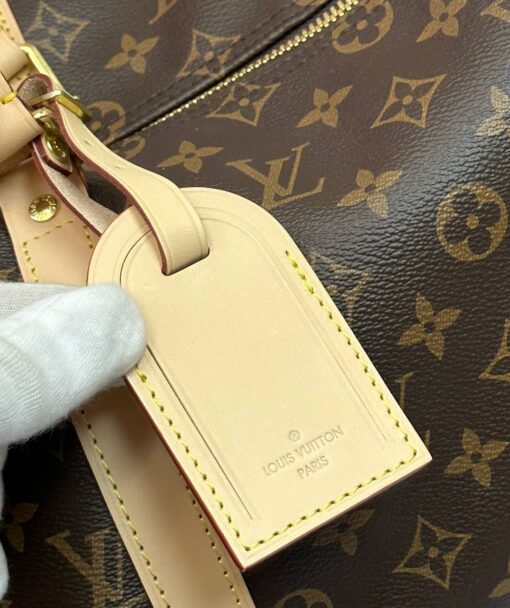 Сумка дорожная Louis Vuitton Keepall M40605-04 Premium коричневая (три размера 45, 50, 55 см) - фото 12