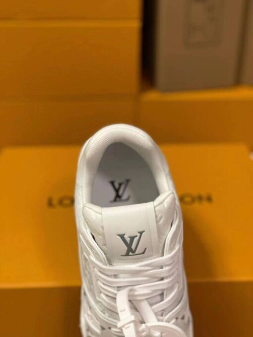 Кроссовки Louis Vuitton Trainer Premium A120956 White - фото 6